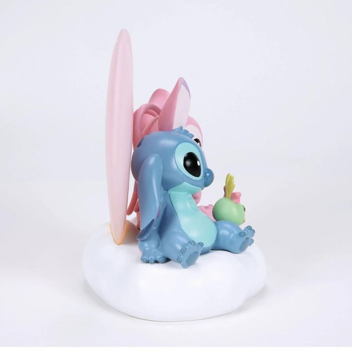 Enesco Figura Iluminada Disney Stitch y Angel Colección Grand Jester con Corazón que se Ilumina 4 Enesco Figura Iluminada Disney Stitch y Angel Colección Grand Jester con Corazón que se Ilumina 4