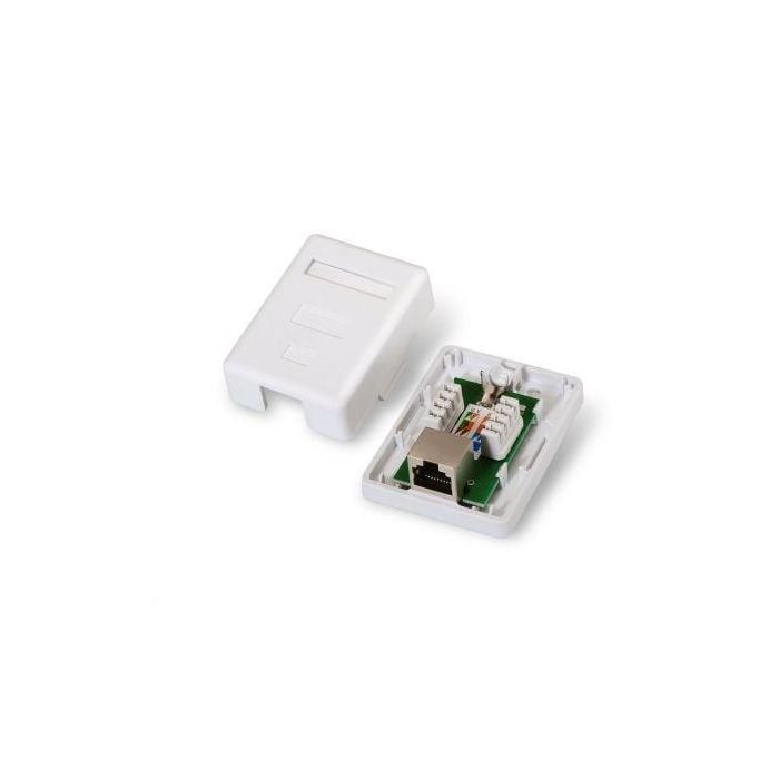 Aisens Roseta de Superficie RJ45 Cat.6 FTP 1 Toma A139-0303 Blanco 3 Aisens Roseta de Superficie RJ45 Cat.6 FTP 1 Toma A139-0303 Blanco 3