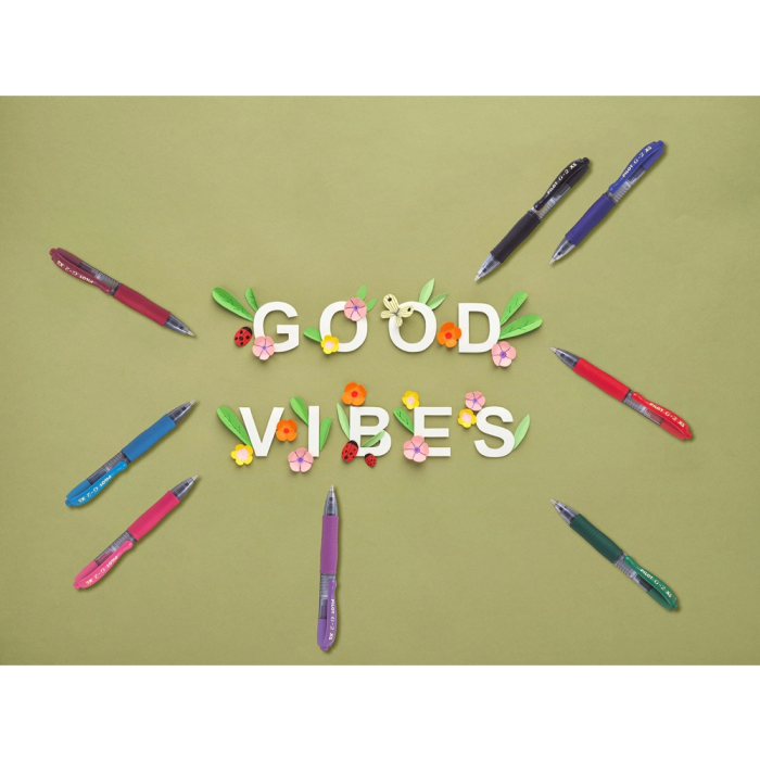 Pilot Bolígrafo G-2 Pixie Rosa Tinta Gel Retráctil Sujeción Caucho Punta 0.7mm Trazo 0.4mm 1