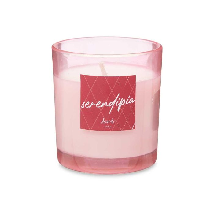 Vela Vaso Granada 120g - Acorde, 7x8x7 cm, Rosa (12 Unidades) 1