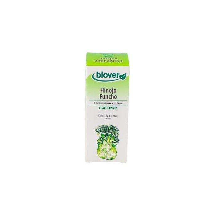 BIOVER Extracto de Hinojo (Foeniculum Vulgare) 50ml para Digestión y Flatulencias