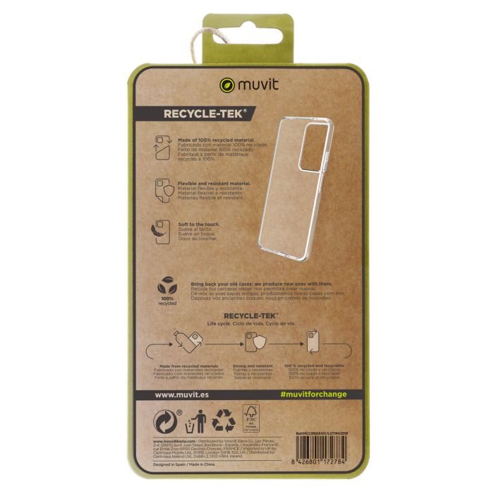 muvit for change funda compatible con Oppo A79 5G transparente 2 muvit for change funda compatible con Oppo A79 5G transparente 2