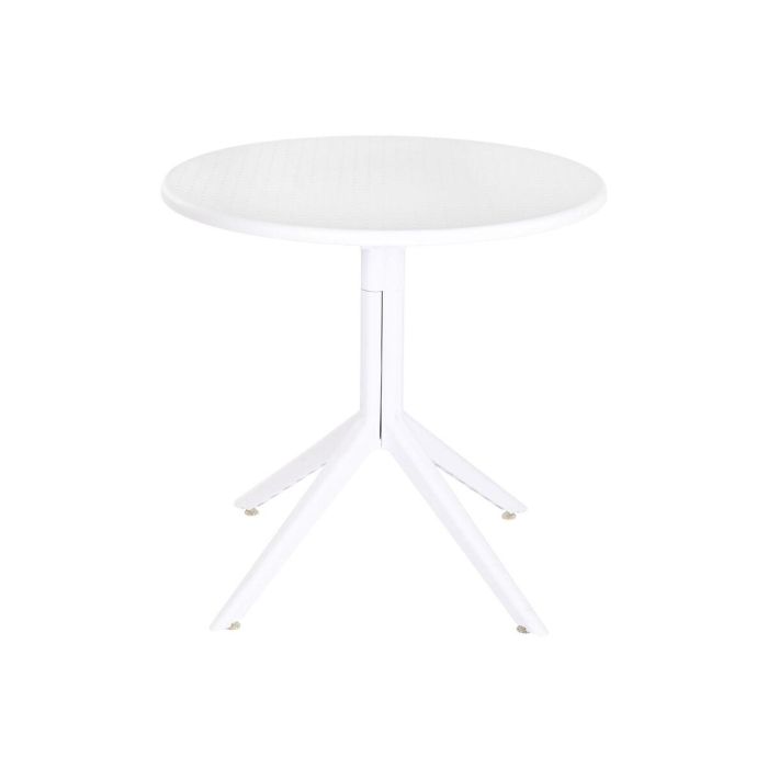Mesa Terraza Y Jardin DKD Home Decor Blanco 80 x 75 x 80 cm Mesa Terraza Y Jardin DKD Home Decor Blanco 80 x 75 x 80 cm