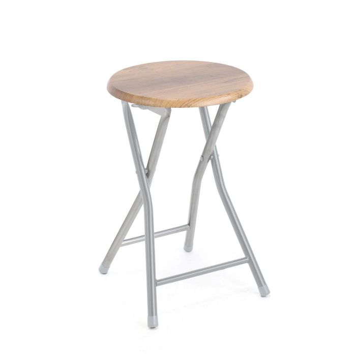 Taburete Maderametal 30x46 cm Confortime (6 Unidades) 2 Taburete Maderametal 30x46 cm Confortime (6 Unidades) 2