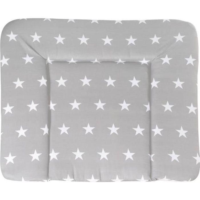 Roba ROB4005317297057 Cambiador Estrellas para Bebé 85 x 75 cm Gris con Estrellas Blancas