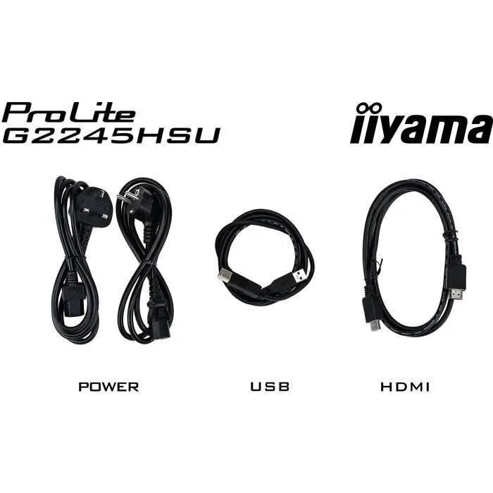 iiyama G-MASTER G2245HSU-B2 LED display 55,9 cm (22") 1920 x 1080 Pixeles Full HD Negro 4 iiyama G-MASTER G2245HSU-B2 LED display 55,9 cm (22") 1920 x 1080 Pixeles Full HD Negro 4