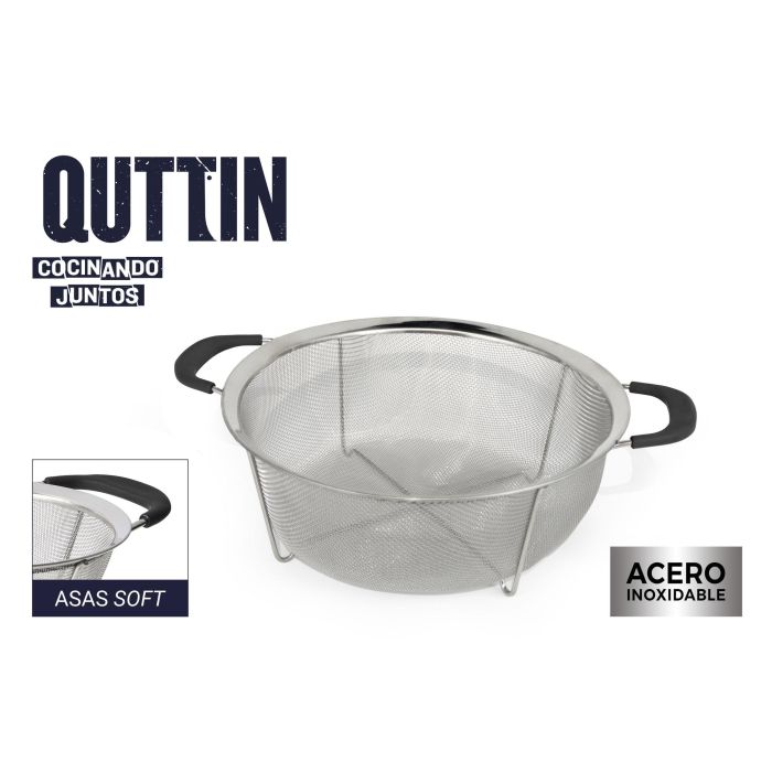 Escurridor de acero con asas Soft 29.5 cm Quttin - Inde (12 Unidades) 9 Escurridor de acero con asas Soft 29.5 cm Quttin - Inde (12 Unidades) 9