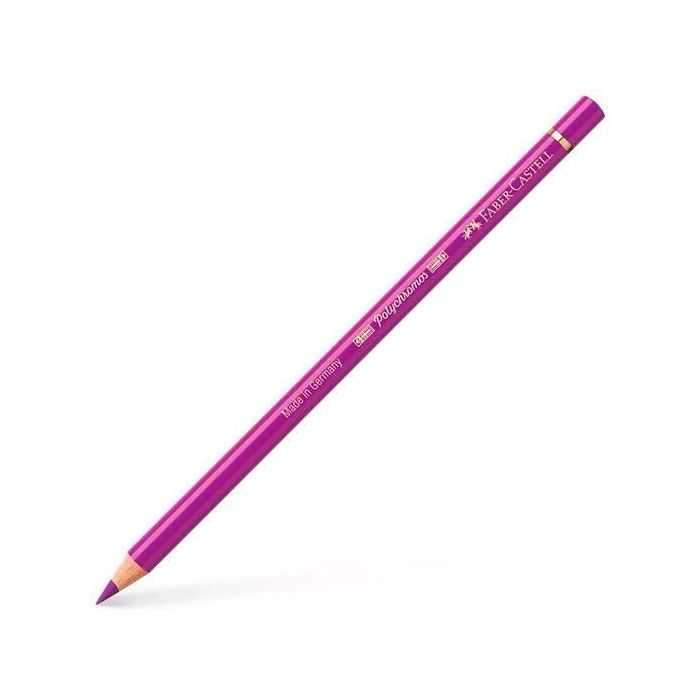Faber Castell Lápices de Colores Polychromos Unicolor Carmesí | Pigmentos Alta Calidad, Permanente, Resistente al Agua | Pack 6 Unidades (6 Unidades)