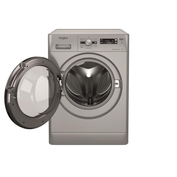 WHIRLPOOL FFS9258SBFR Lavadora ojo de buey Freshcare - 9 kg - Inducción - L60cm - 1200 rpm - Plata 1 WHIRLPOOL FFS9258SBFR Lavadora ojo de buey Freshcare - 9 kg - Inducción - L60cm - 1200 rpm - Plata 1