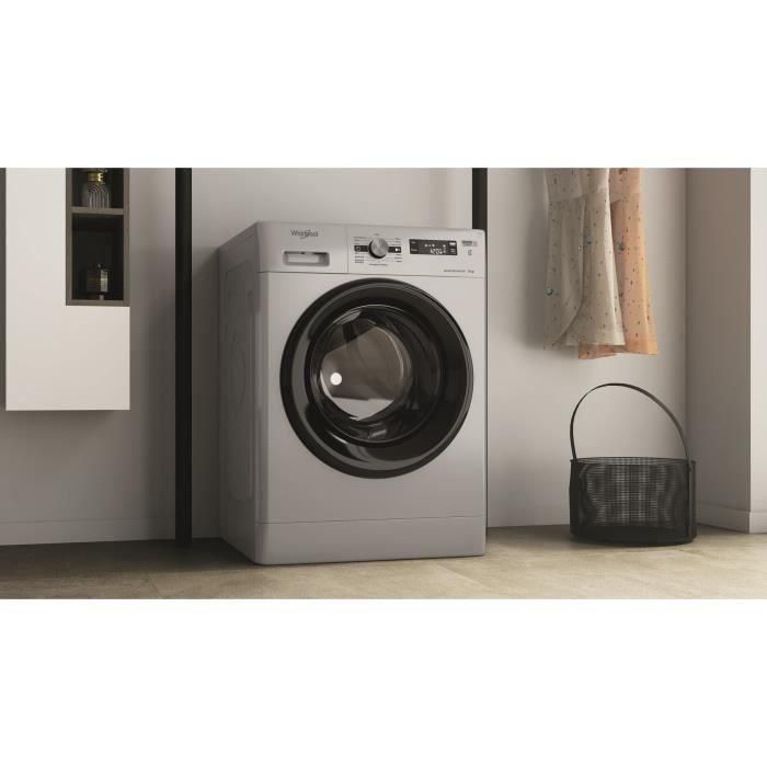 WHIRLPOOL FFS9258SBFR Lavadora ojo de buey Freshcare - 9 kg - Inducción - L60cm - 1200 rpm - Plata 4 WHIRLPOOL FFS9258SBFR Lavadora ojo de buey Freshcare - 9 kg - Inducción - L60cm - 1200 rpm - Plata 4