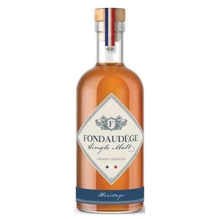 Fondaudege - Héritage - Single Malt - Whisky francés - 40.0% Vol. - 70 cl en estuche 1