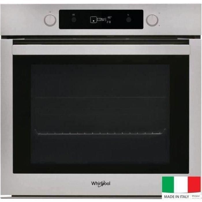 WHIRLPOOL OAKP9 555 PIX - Horno eléctrico multifunción incorporado - Calor pulsado - 73 L - Pirólisis - A + - Inox WHIRLPOOL OAKP9 555 PIX - Horno eléctrico multifunción incorporado - Calor pulsado - 73 L - Pirólisis - A + - Inox