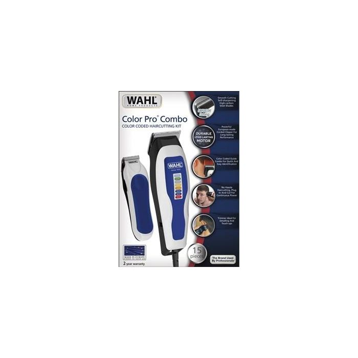 Wahl 1395-0465 Cortapelos y Recortadora de Precisión Color Pro - Combo Profesional con Peines Guía y Accesorio de Precisión 1 Wahl 1395-0465 Cortapelos y Recortadora de Precisión Color Pro - Combo Profesional con Peines Guía y Accesorio de Precisión 1