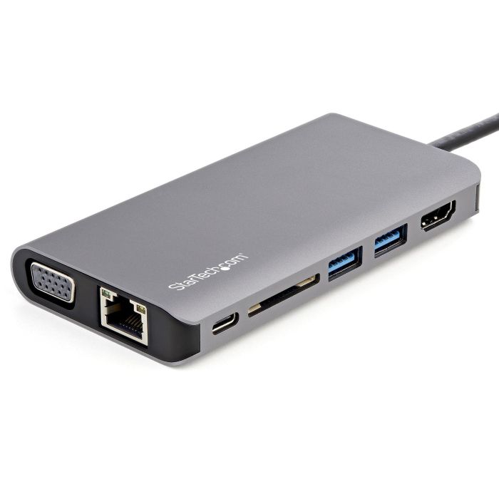 Startechcom Docking Station USB Tipo C, Adaptador Multipuertos HDMI 4K / VGA, Ethernet, SD, 2xUSB-A, 1xUSB-C PD 100W 1 Startechcom Docking Station USB Tipo C, Adaptador Multipuertos HDMI 4K / VGA, Ethernet, SD, 2xUSB-A, 1xUSB-C PD 100W 1