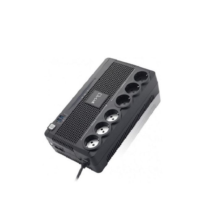 L - link SAI 700VA - Sistema de Alimentación Ininterrumpida Off-line con 6 bases, protección telefónica/ADSL y software de monitorización L - link SAI 700VA - Sistema de Alimentación Ininterrumpida Off-line con 6 bases, protección telefónica/ADSL y software de monitorización