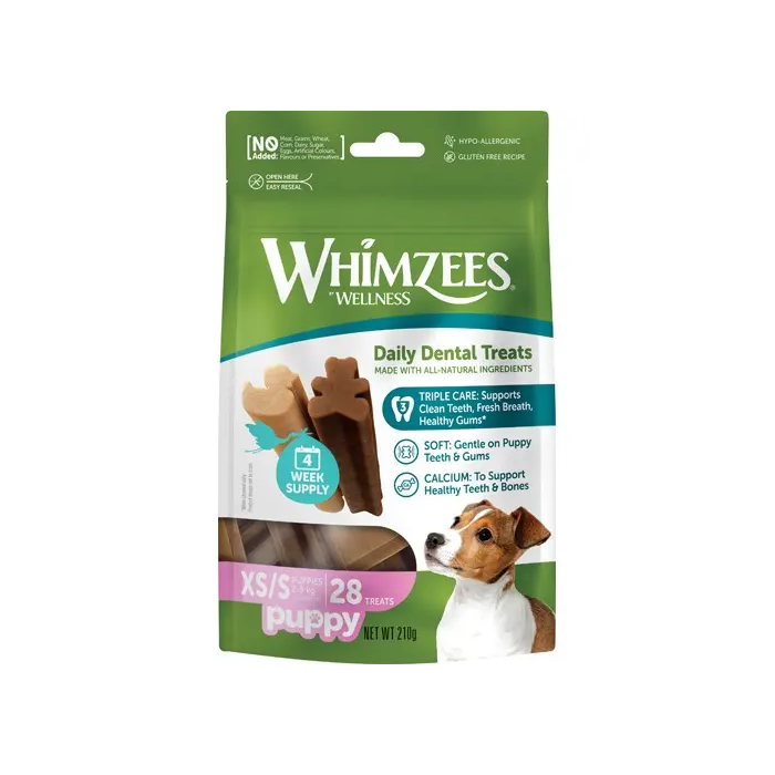 Whimzees Value Bag Puppy XS-S 28 Unidades
