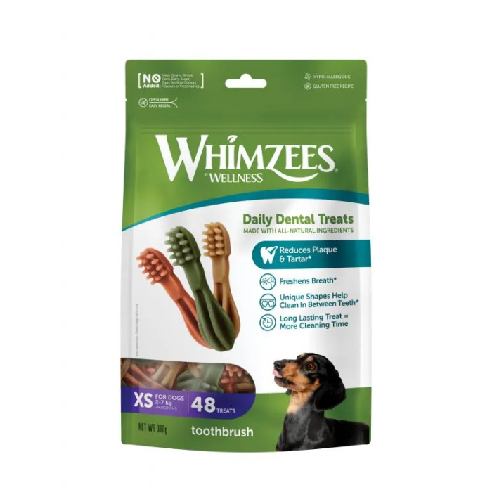 Whimzees Bag Toothbrush XS 48 Unidades