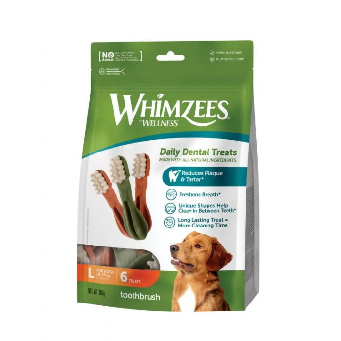 Whimzees Bag Toothbrush L 6 Unidades