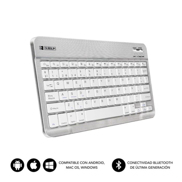 SUBBLIM Teclado Smart BT Keyboard Silver SUBBLIM Teclado Smart BT Keyboard Silver