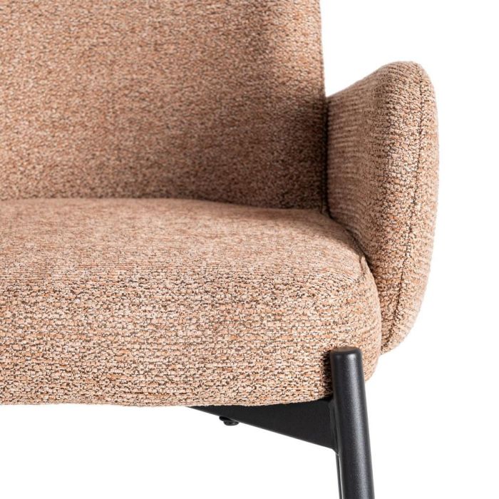 Taburete Jaspeado Rosa Tejido-Metal 48,50 X 48,50 X 95 cm