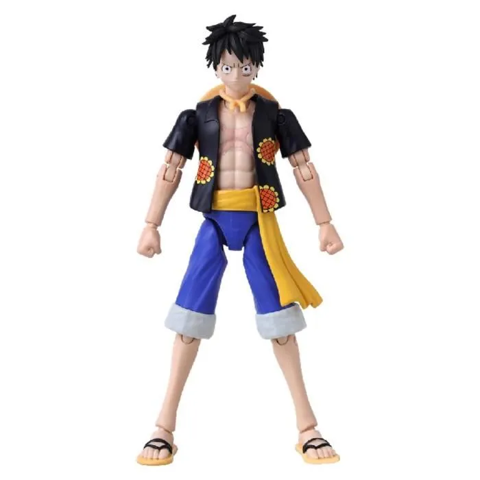 Bandai Figura de Accion One Piece Anime Heroes Monkey D. Luffy Dressrosa 17cm 17 Puntos de Articulación 3