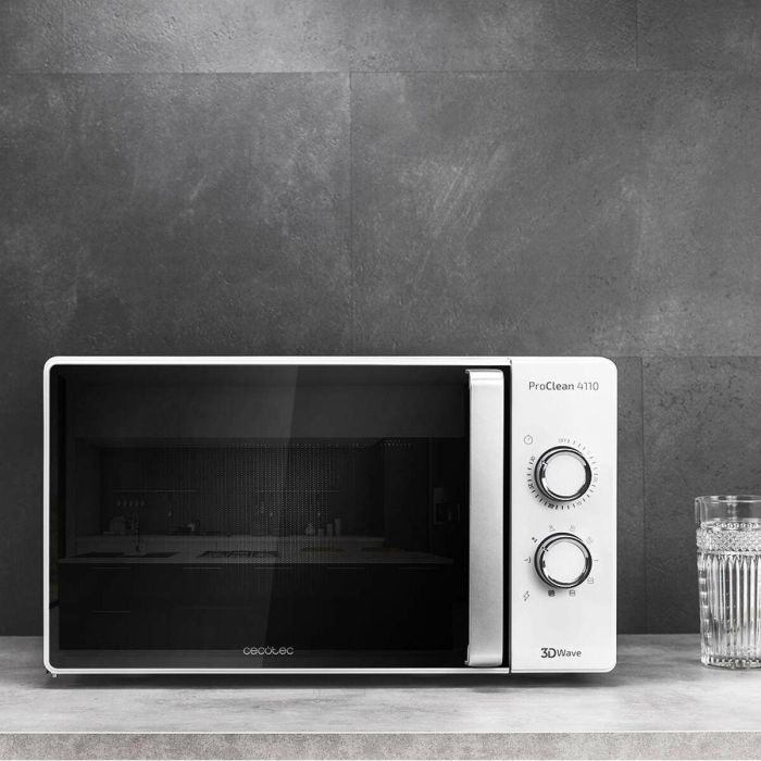 Cecotec 01547 microondas Blanco Microondas con grill Encimera 23 L 700 W 2