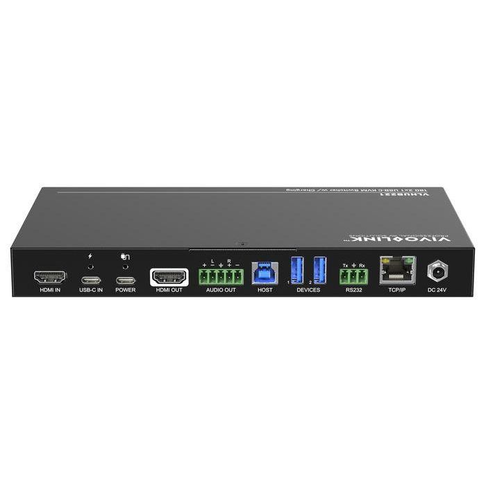 Vivolink HUB de Sala de Reuniones 4K 2x1 Conmutador HDMI/USB-C con Códec Suave, USB3.0 y Control CEC para Conferencias 4 Vivolink HUB de Sala de Reuniones 4K 2x1 Conmutador HDMI/USB-C con Códec Suave, USB3.0 y Control CEC para Conferencias 4