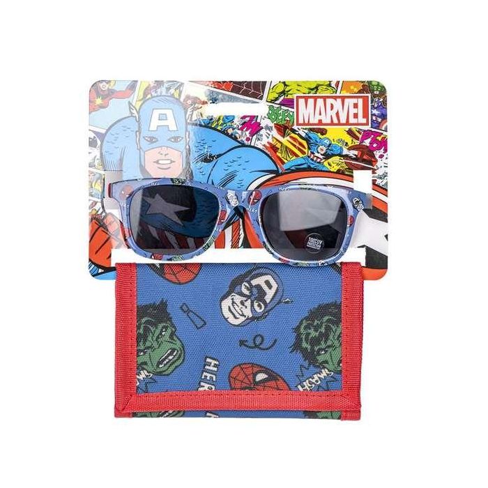 Gafas de sol y cartera infantil avengers 15.0 x 18.0 x 2.0 cm