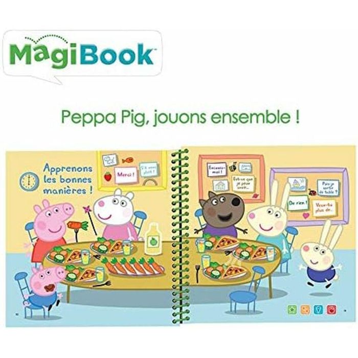 VTECH - Libro interactivo Magibook - Peppa Pig, juguemos juntos 3