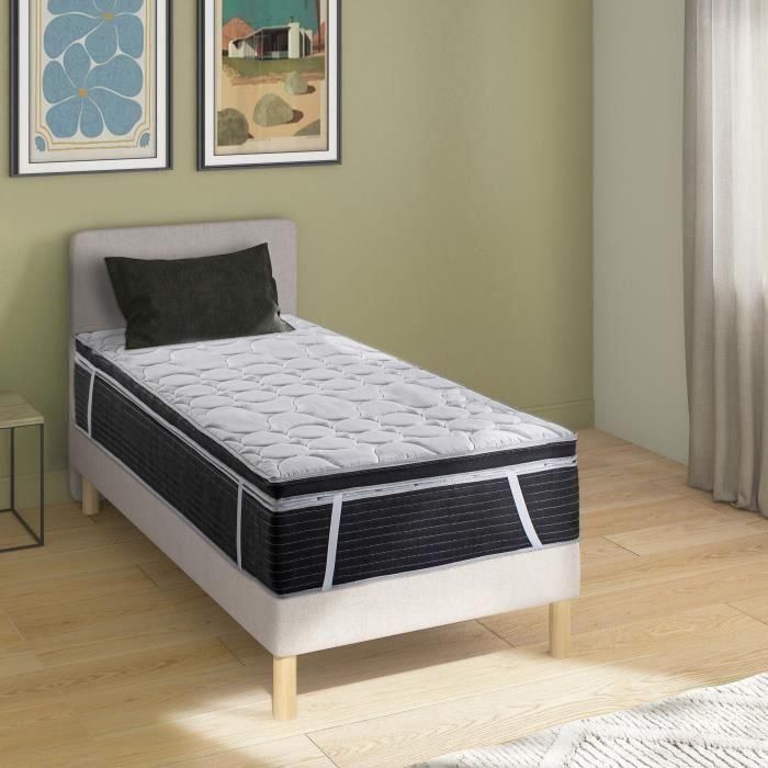Cubrecolchón 90x190cm - 7cm - DEKO DREAM Micro Cubrecolchón 90x190cm - 7cm - DEKO DREAM Micro