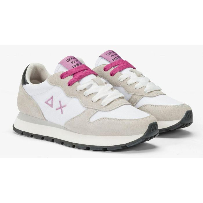 Zapatillas Casual de Mujer SUN68 ALLY SOLID NYLON Z44201 01 Blanco 1
