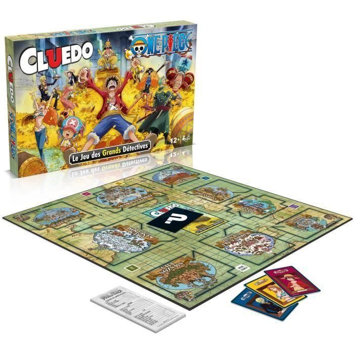 Juego de mesa - MOVIMIENTOS GANADORES - Cluedo One Piece - Edición especial con la tripulación de Luffy 1