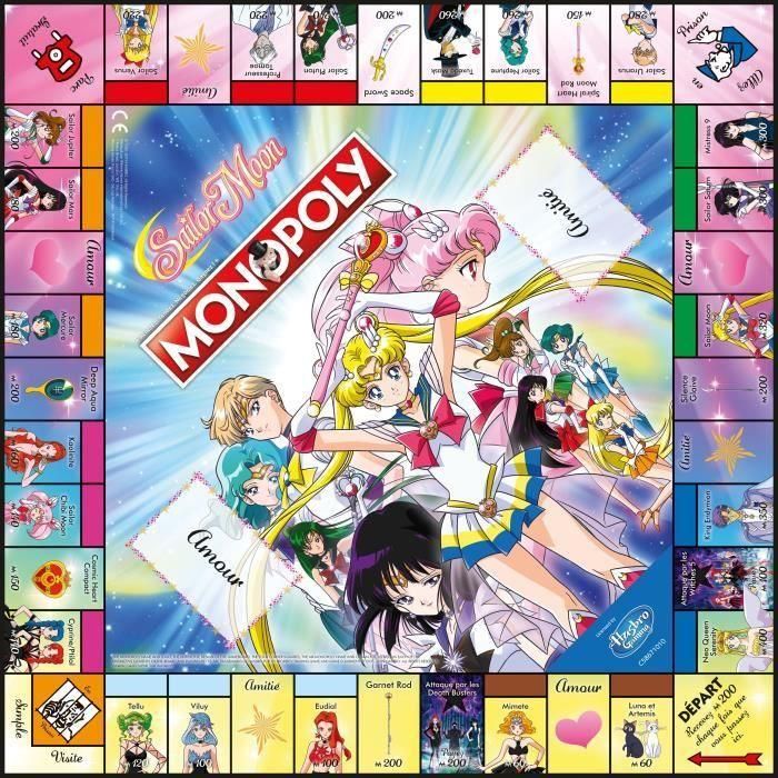Juego de Mesa Monopoly Sailor Moon (Francés) 1 Juego de Mesa Monopoly Sailor Moon (Francés) 1