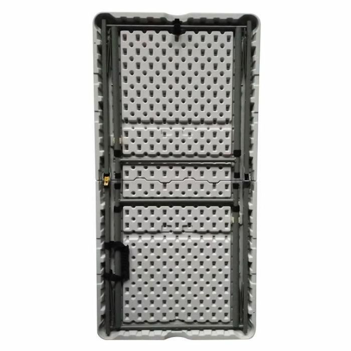 Mesa Plegable de 120 cm para 4 Personas, uso Interior y Exterior. Tubos de Acero con Recubrimiento en Polvo Ø 25x1mm. Soporta 110 kg, Ligera. 2