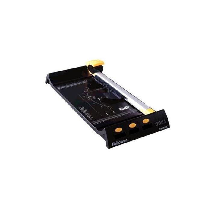 Fellowes Cizalla Neutron A4, Corta hasta 10 Hojas, Negro