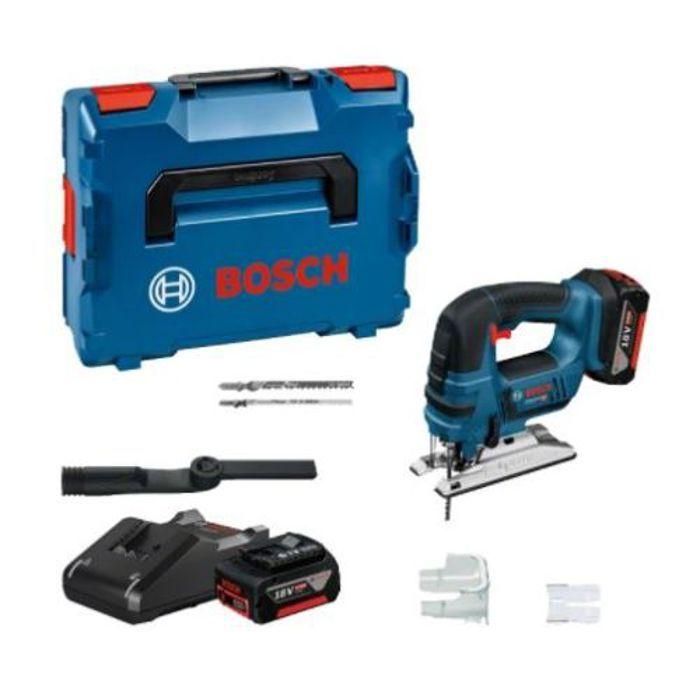 Sierra de calar BOSCH PROFESSIONAL GST 18V-LI B + 2 baterías 4,0Ah + GAL 18V-40 + L-BOXX Sierra de calar BOSCH PROFESSIONAL GST 18V-LI B + 2 baterías 4,0Ah + GAL 18V-40 + L-BOXX