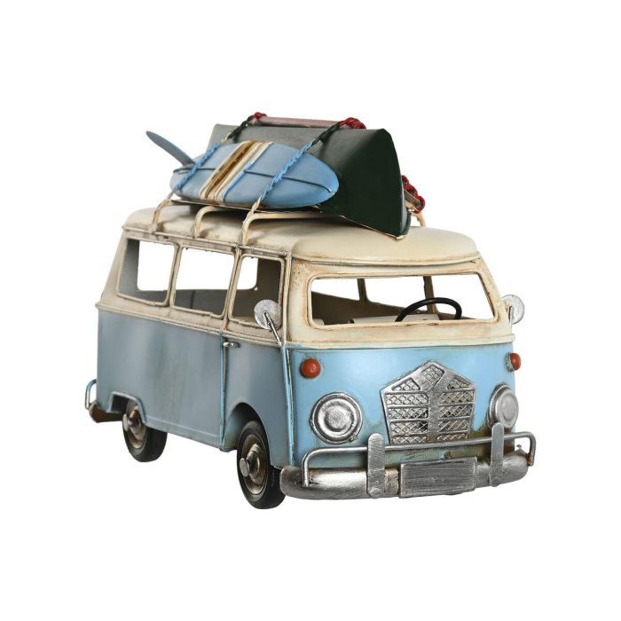 Figura Decorativa Home ESPRIT Azul Rojo Azul marino 28 x 13,5 x 17,5 cm (3 Unidades) 3
