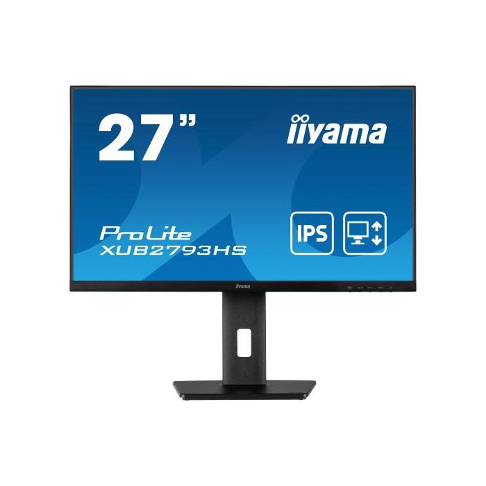 Iiyama XUB2793HS-B7 Monitor IPS 27" Full HD, 100Hz, HDMI, DisplayPort, Altavoces, Ajustable, Negro 0 Iiyama XUB2793HS-B7 Monitor IPS 27" Full HD, 100Hz, HDMI, DisplayPort, Altavoces, Ajustable, Negro 0