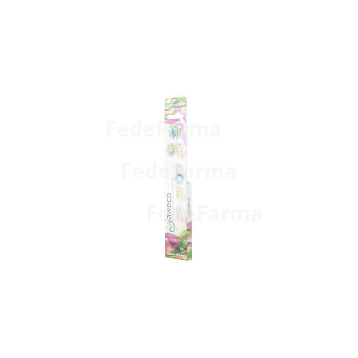 YAWECO Recambios Cepillo Dental Nature Hard 4 Unidades