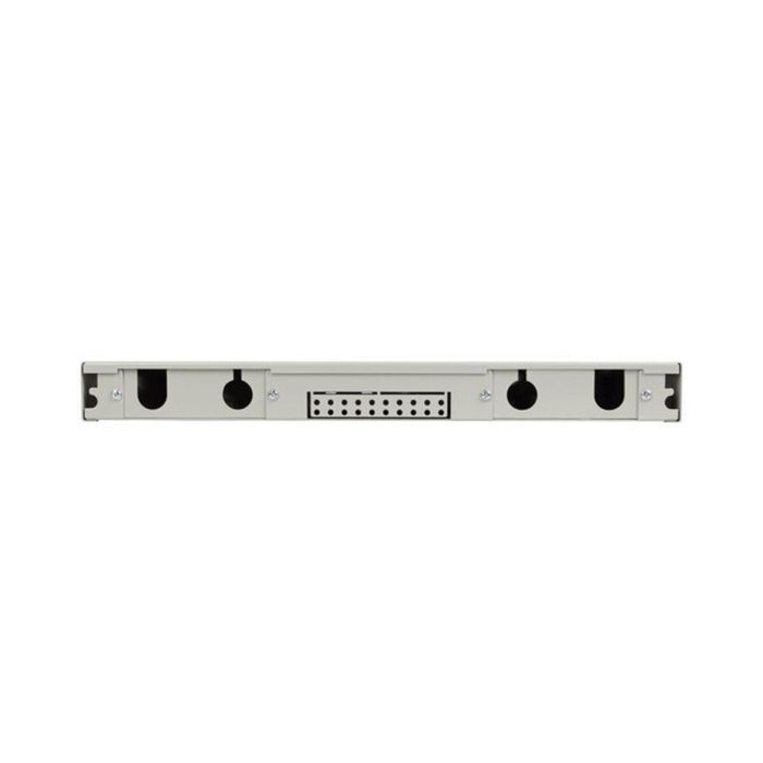 Lanberg FOP1-24SS-LDS Panel de parcheo de fibra óptica 1U de 24 puertos de acero gris para montaje en rack 4