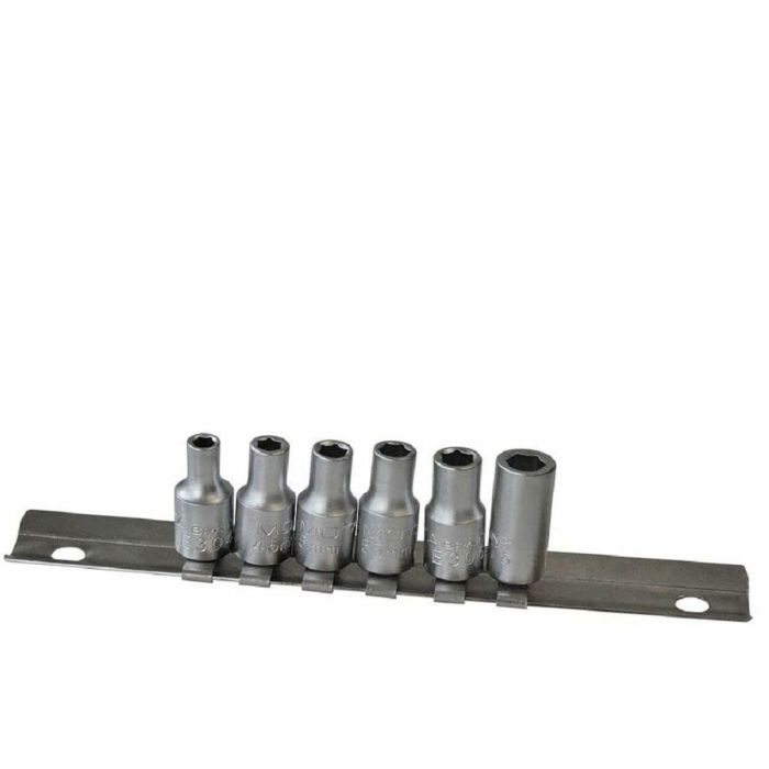 Mota Herramientas Bocallaves Ek111 Juego 6 Piezas 1/4" 4-4.5-5-5.5-6-7mm Acero
