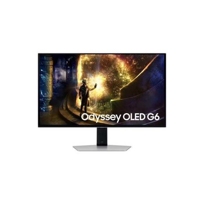 Samsung S27DG610SU Monitor Gaming OLED 27" QHD 240Hz 0.03ms Smart TV Regulable en altura FreeSync Premium Pro Plata