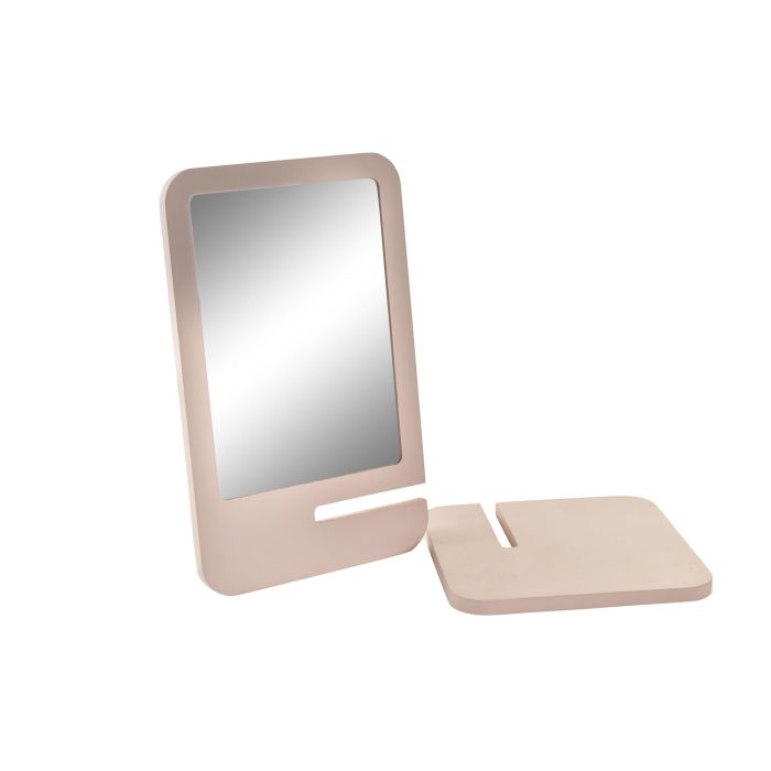 Espejo Urban DKD Home Decor Blanco Rosa Palo 15 x 24 x 15 cm (4 Unidades) 2 Espejo Urban DKD Home Decor Blanco Rosa Palo 15 x 24 x 15 cm (4 Unidades) 2