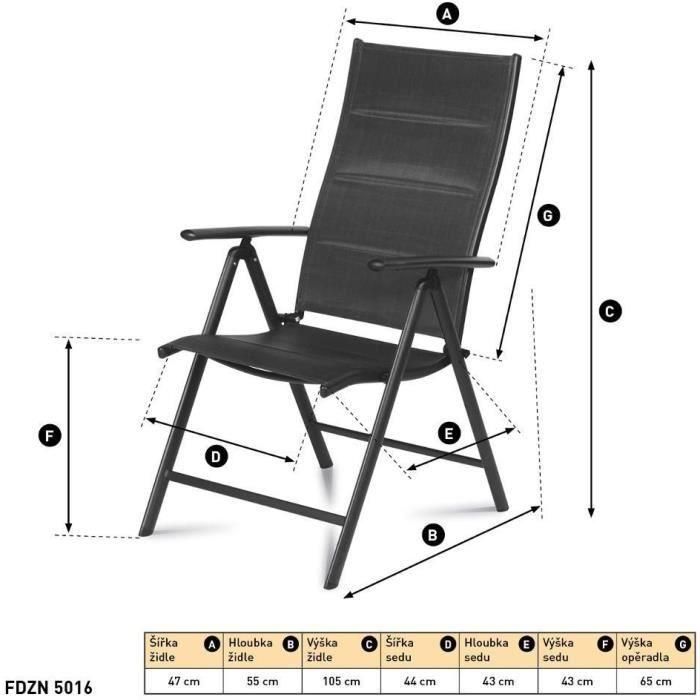 Silla de jardín (2 piezas) - Fieldmann - FDZN 5016 1 Silla de jardín (2 piezas) - Fieldmann - FDZN 5016 1
