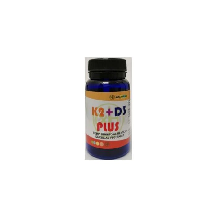 ALFA HERBAL K2+D3 Plus 60 Vegancapsulas