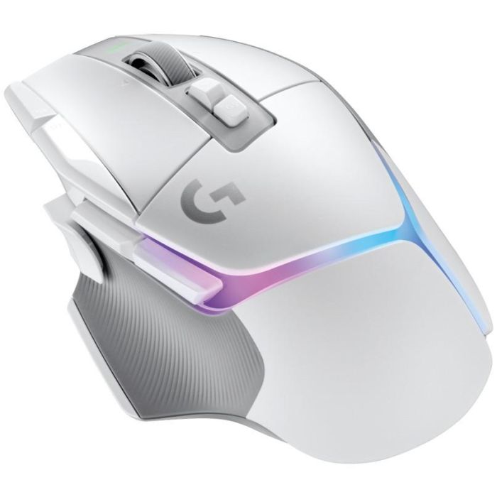 Logitech G G502 X PLUS EER2 Ratón Gaming Inalámbrico Óptico Blanco 25600 DPI, para mano derecha con 13 botones programables y RGB LIGHTSPEED 0 Logitech G G502 X PLUS EER2 Ratón Gaming Inalámbrico Óptico Blanco 25600 DPI, para mano derecha con 13 botones programables y RGB LIGHTSPEED 0