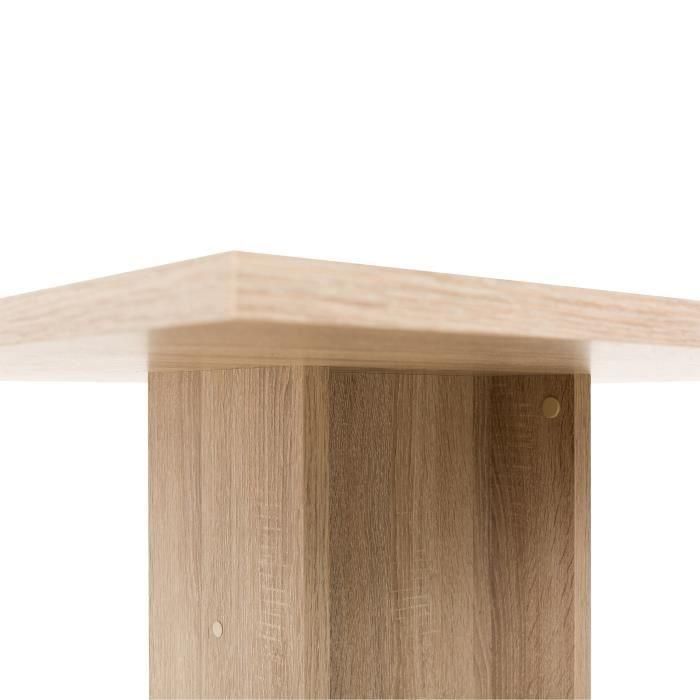 Mesa de comedor para 2 a 4 personas - Cuadrada - Clásica - Decoración de roble - GUSTAVE - L 80 xl 80 cm 5 Mesa de comedor para 2 a 4 personas - Cuadrada - Clásica - Decoración de roble - GUSTAVE - L 80 xl 80 cm 5