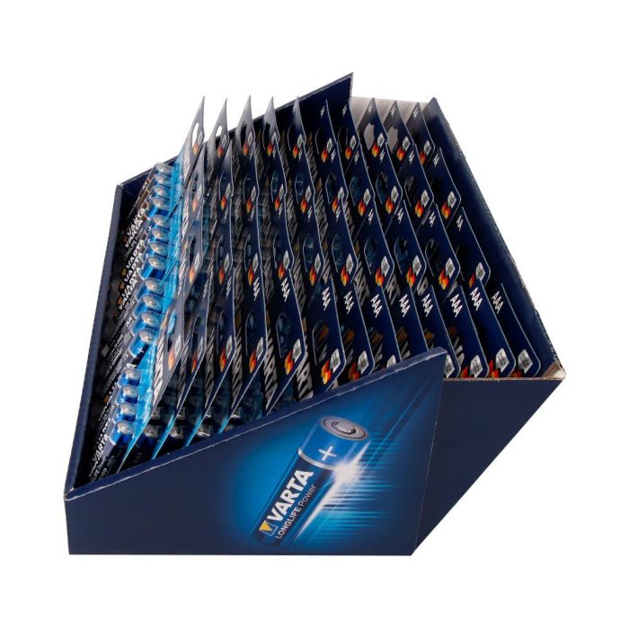 Varta Expositor de cartón sobremesa 30 blisters LR06 AA 4 unid. + 13 blisters LR03 AAA 4 unid. 36x28x17cm 2 Varta Expositor de cartón sobremesa 30 blisters LR06 AA 4 unid. + 13 blisters LR03 AAA 4 unid. 36x28x17cm 2