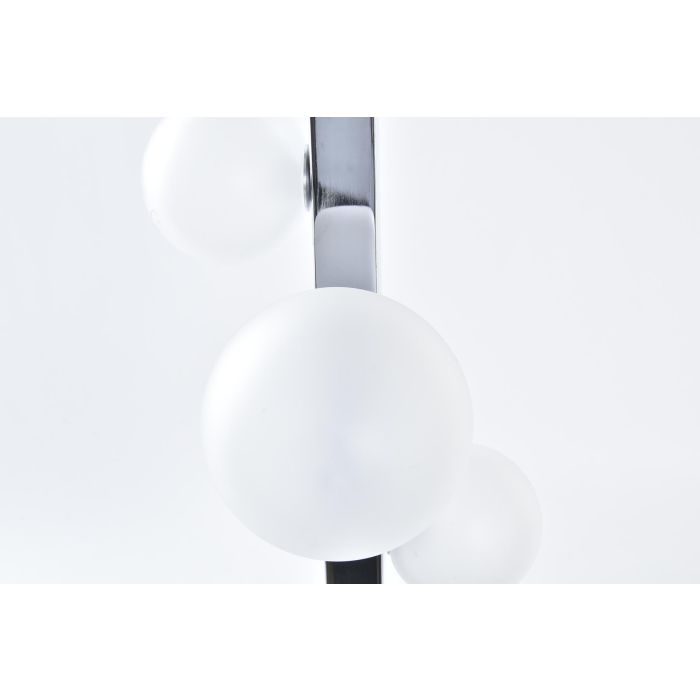 DKD Home Decor Lámpara Sobremesa Moderna con 5 Bolas, Mármol y Cristal, Blanco Plateado, 68 cm Alto, 5 Bombillas G4 2 DKD Home Decor Lámpara Sobremesa Moderna con 5 Bolas, Mármol y Cristal, Blanco Plateado, 68 cm Alto, 5 Bombillas G4 2