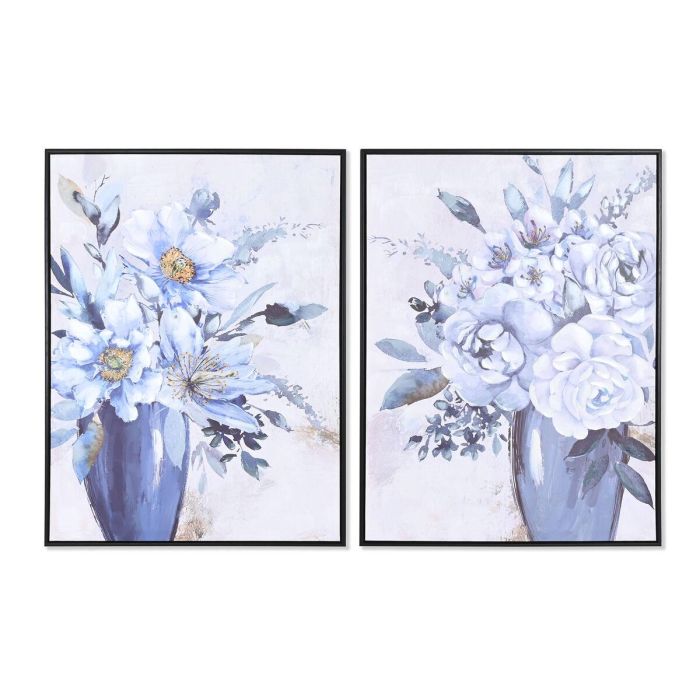 Cuadro Tradicional DKD Home Decor Azul Blanco 3.5 x 80 x 60 cm (2 Unidades) Cuadro Tradicional DKD Home Decor Azul Blanco 3.5 x 80 x 60 cm (2 Unidades)